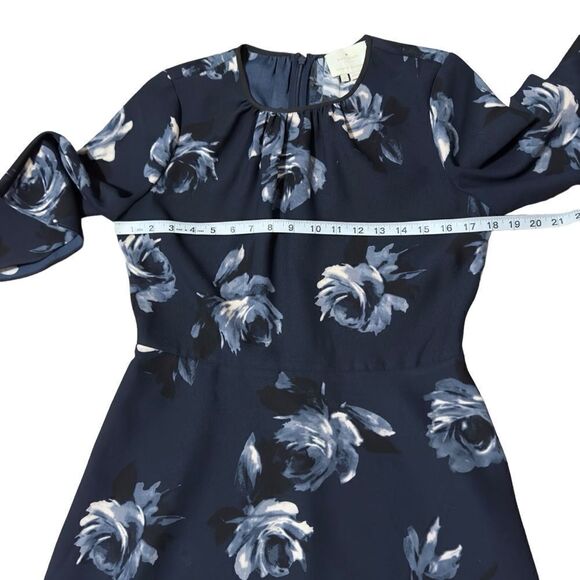 Kate Spade Navy Floral Dress Size 6 - Picture 11 of 14